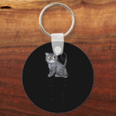 Funny Ca_ Sarcastic Cat Did I Scratched Anyone Tod Sleutelhanger (Voorkant)
