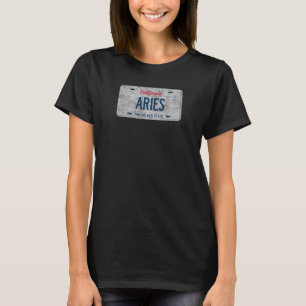 Funny Ca State Vanity Licentie Bord Ram T-shirt