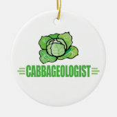 Funny Cabbage Lover Keramisch Ornament (Voorkant)