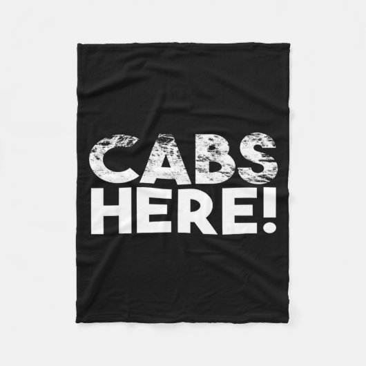 Funny Cabs Here - Funny Guido New Jersey Gtl Shore Fleece Deken (Voorkant)