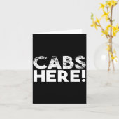 Funny Cabs Here - Funny Guido New Jersey Gtl Shore Kaart (Gele Bloem)