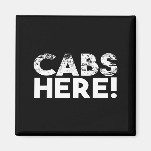 Funny Cabs Here - Funny Guido New Jersey Gtl Shore Magneet (Voorkant)