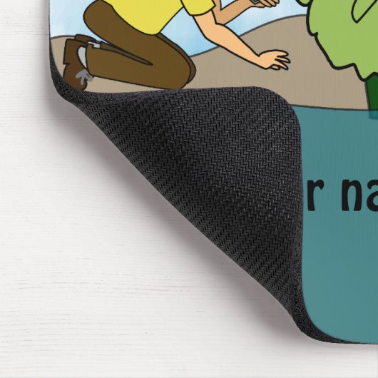 Funny Cache Geocaching Personalized Mouse Mat Muismat (Hoek)
