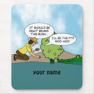 Funny Cache Geocaching Personalized Mouse Mat Muismat