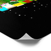 Funny Cactus Christmas Tree  Poster (Hoek)