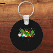 Funny Cactus Christmas Tree Sleutelhanger (Voorkant)