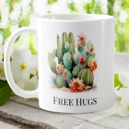 Funny Cactus Gratis Hugs Tuin Huis Planten Pots Koffiemok