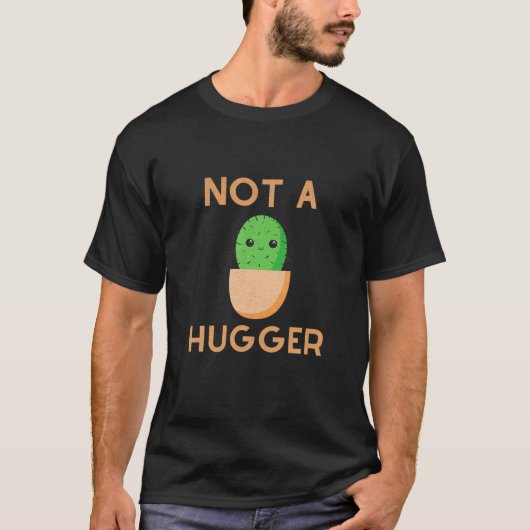 Funny Cactus is geen sukkelaar Introvert Sarcastic T-shirt (Voorkant)