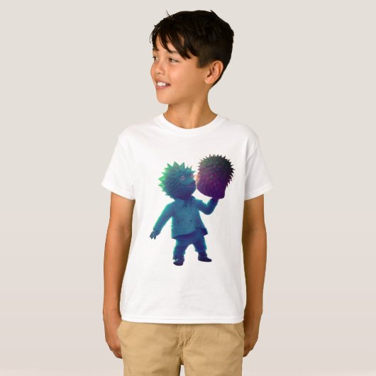 Funny Cactus kinder T-Shirt (Voorkant volledig)