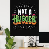Funny Cactus Poster (Thuiskantoor)