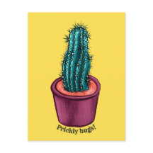 Funny Cactus Psychedelic Potted Succulent Plant