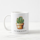 Funny Cactus Stay Sharp Garden House Planten Pot Koffiemok (Links)