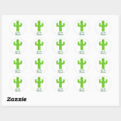 Funny Cactus Sticker (Vel)