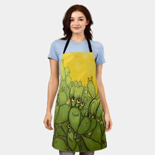 Funny Cactus Succulent Gardener Plant mama Schort