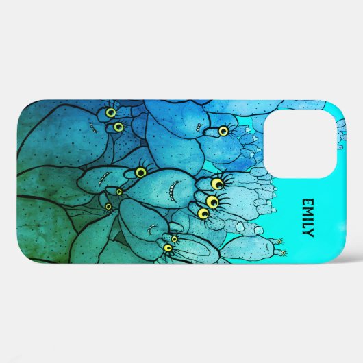 Funny Cactus Succulent Name Case-Mate iPhone Case (Achterkant (horizontaal))