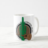 Funny Cactus With Guitar Playing Country Music Koffiemok (Voorkant rechts)