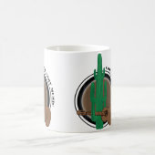 Funny Cactus With Guitar Playing Country Music Koffiemok (Center)