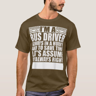 Funny Cadeau voor Hubby Buzzer Busman Motorcoach B T-shirt