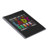 Funny Cafeteria School Lunch Lady Week Humor Notitieboek (Rechterzijde)