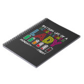 Funny Cafeteria School Lunch Lady Week Humor Notitieboek (Linkerzijde)