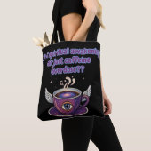 Funny Caffeine Overdose Spiritual Awakening gifts Tote Bag (Dichtbij)