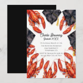 Funny Cajun Graduation Party Invitation Kaart (Voorkant / Achterkant)