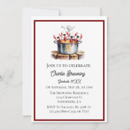 Funny Cajun Graduation Party Kaart