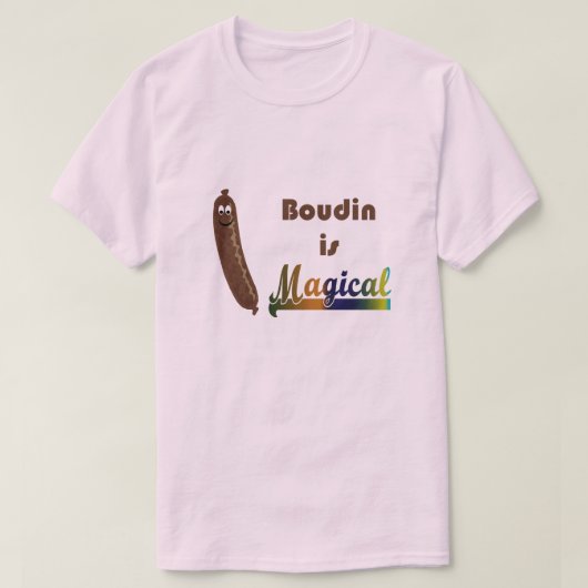 Funny Cajun Louisiana Boudin Lovers T-Shirt (Design voorkant)