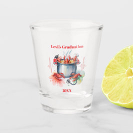 Funny Cajun Nurse Graduation Party Shot Glas