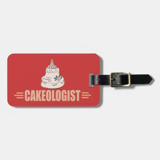 Funny Cake Bagagelabel (Voorkant horizontaal)