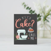 Funny Cake Baker Pastry Chef Quote Briefkaart (Staand voorkant)