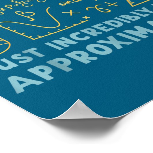 Funny Calculus Teacher Math Lover Mathematics Sarc Poster (Hoek)