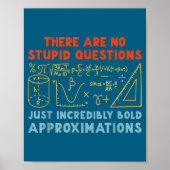 Funny Calculus Teacher Math Lover Mathematics Sarc Poster (Voorkant)