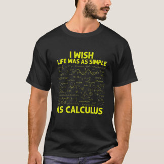 Funny Calculus voor mannen Wiskunde leraar Wiskund T-shirt