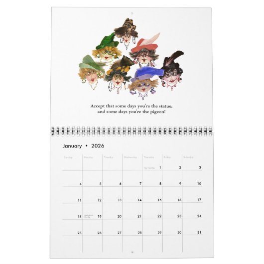Funny Calendar Kalender (Jan 2026)