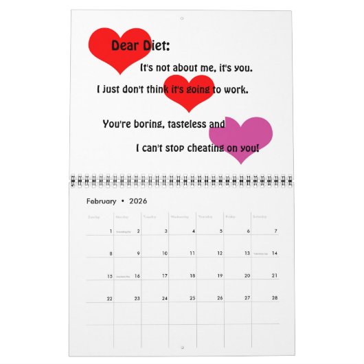 Funny Calendar Kalender (Feb 2026)