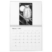 Funny Calendar: Owl Bird Animal Kalender (Feb 2027)