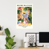 Funny Calico Cat Print - Matisse Style Bathroom (Thuiskantoor)