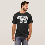 Funny California Bear California Republic Shirt (Voorkant volledig)