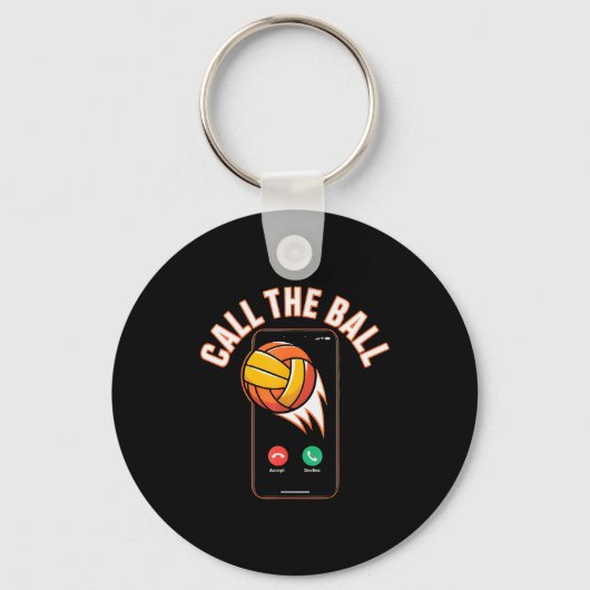 Funny Call The Ball Volleyball Leopard Ball Mom Mo Sleutelhanger (Voorkant)