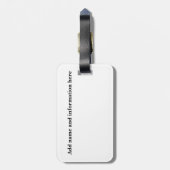 Funny Calories on Vacation Slogan Bagagelabel (Achterkant verticaal)