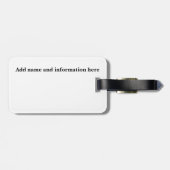 Funny Calories on Vacation Slogan Bagagelabel (Achterkant horizontaal)