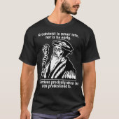 Funny Calvinist Wizard Premium  T-shirt (Voorkant)