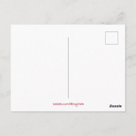 Funny Camel Animal Briefkaart (Achterkant)