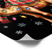 Funny Camel Christmas Cute Animal Lovers Holiday P Poster (Hoek)