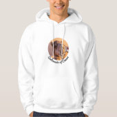 Funny Camel head in Oman Wahiba woestijn Hoodie (Voorkant)
