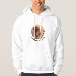 Funny Camel head in Oman Wahiba woestijn Hoodie