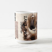 Funny Camel HUMP DAY Coffee Mok, zwart & Tan Koffiemok (Center)