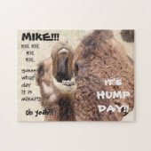 Funny Camel "hump day" Raad eens hoe het nu MIKE i Legpuzzel (Horizontaal)