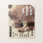 Funny Camel "hump day" Raad eens hoe het nu MIKE i Legpuzzel (Verticaal)